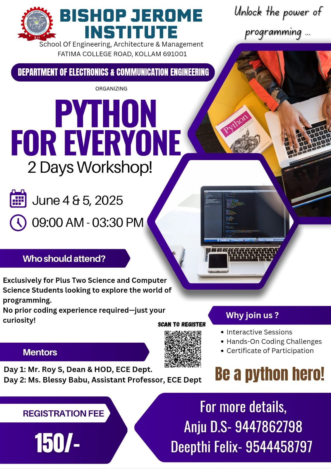 PYTHON FOR EVERYONE – 2-Day Workshop